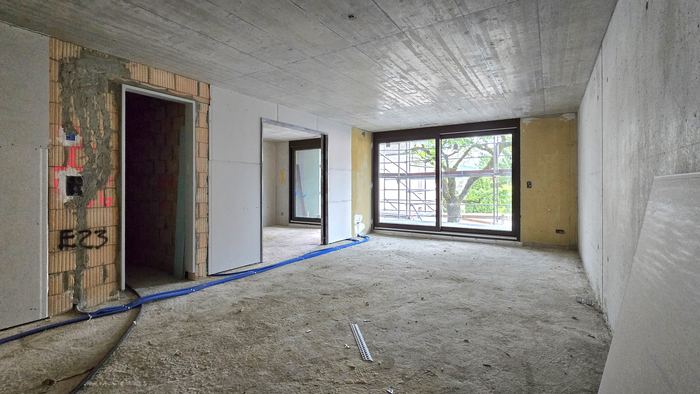 Baustellenfoto Rohbau – Wohnung im Rohbau